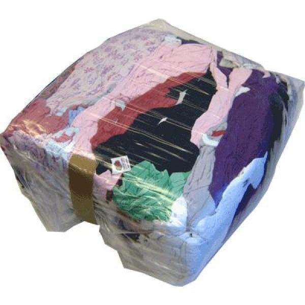 PREMIUM COLORED ABSORBENT RAGS 25 LBS
